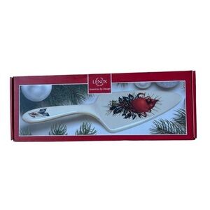 Lenox Winter Greetings Dessert Server NIB
